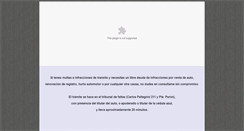 Desktop Screenshot of multas-transito.com.ar