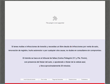 Tablet Screenshot of multas-transito.com.ar